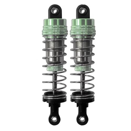 Kompatibel Mit MJX Für Hyper Für Go H16H H16E H16P 16207 16208 16209 16210 RC Autoteile 73 Mm 80 Mm Metallöl-Stoßdämpfer-Dämpfer Ferngesteuerte Autoteile(Green,2pcs 80mm) von JVRWSC