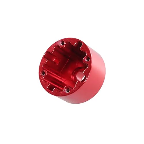 Kompatibel Mit MJX Für Hyper GO 10208 1/10 Fernbedienungsauto-Upgrade-Teile Zubehör Metallgetriebe Differentialgetriebegehäuse RC-Zubehör(Red) von JVRWSC