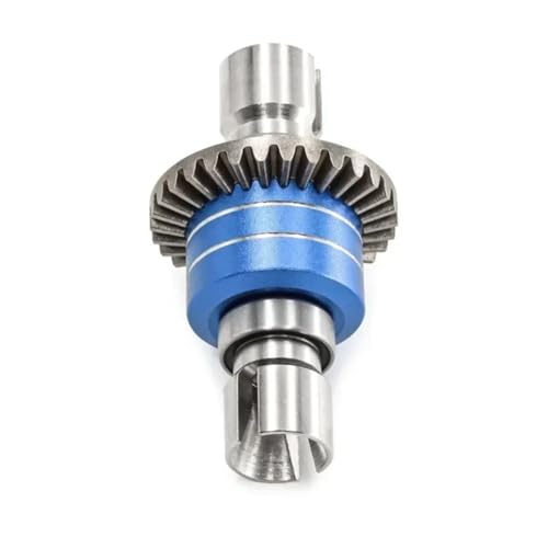 Kompatibel Mit MJX Für Hyper Go 1/16 16207 H16BM-PL 1/14 14210 H14BM 14301-02-03 RC-Autoteile, Metall-Differentialgetriebe Vorne Und Hinten RC-Zubehör(Blue) von JVRWSC