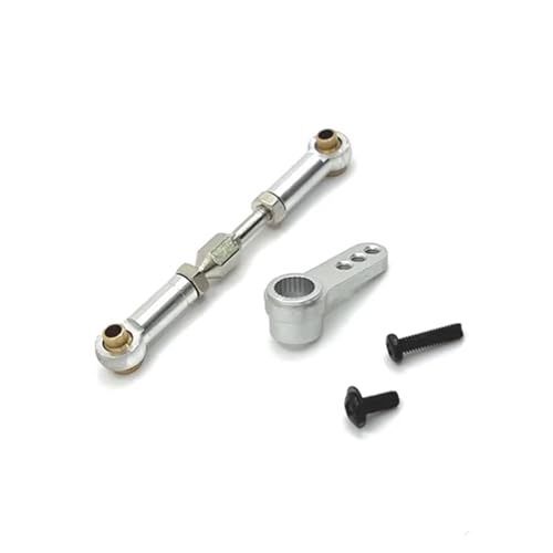 Kompatibel Mit MJX H16 16207 16208 16209 16210 1/16 RC Autoteile Zubehör Metall 25T Servoarm Servohorn Lenkservo-Verbindungsstange Ferngesteuerte Autoteile(Silver) von JVRWSC