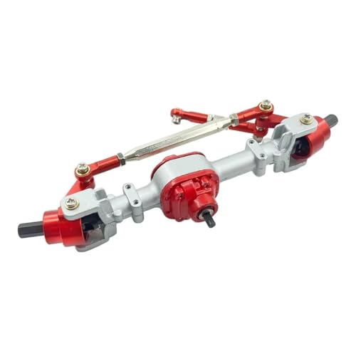 Kompatibel Mit MN D90 D91 99S FJ45 1/12 RC Truck RC Car Refit Teile Upgrade Metall Vorne Hinten Brücke Achse Set Zubehör Vorder Hinterachse RC(Silver,Front) von JVRWSC