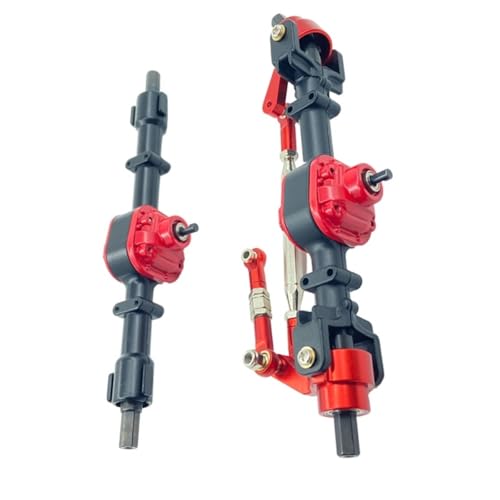 Kompatibel Mit MN D90 D91 D96 D99S MN90 MN96 MN99 Für MN99S FJ45 Achsbaugruppe RC-Auto-Upgrade-Teile Brückenbaugruppe Vorder- Und Hinterachse Vorder Hinterachse RC(Black) von JVRWSC