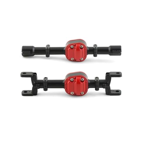 Kompatibel Mit MN D90 MN98 MN99S MN45 Metall-Vorder- Und Hinterachsgehäuse 1/12 RC-Auto-Upgrade-Teilezubehör Vorder Hinterachse RC(Black) von JVRWSC