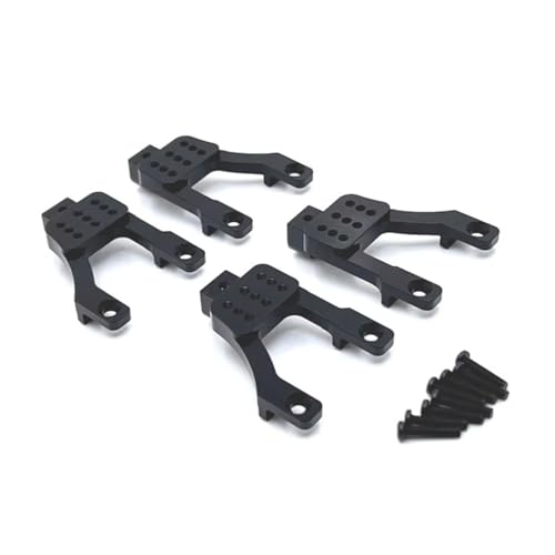 Kompatibel Mit MN Für MN128 Für MN86 G500 Für Wrangler 1/12 RC Crawler Auto Upgrade Teile Zubehör 4 Stück Legierung Stoßdämpfer Menge Ferngesteuerte Autoteile(Black) von JVRWSC