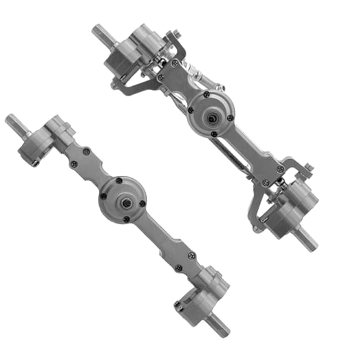 Kompatibel Mit MN MN99S MN98 D90 D91 D99 D99S MN90 Metall Vorne Hinten Portalachse 1/12 RC Auto Upgrade Teile Zubehör Vorder Hinterachse RC(Gray) von JVRWSC
