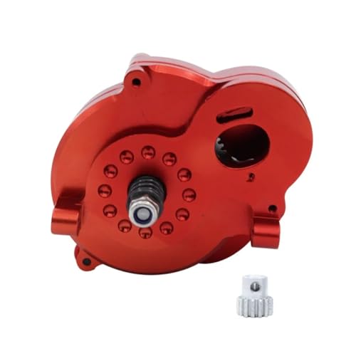 Kompatibel Mit MN128 MN86 MN86K MN86KS G500 1/12 RC Für Rock Crawler Truck Upgrade-Teile CNC-Getriebe Mit Motorgetriebe RC-Zubehör(Red) von JVRWSC