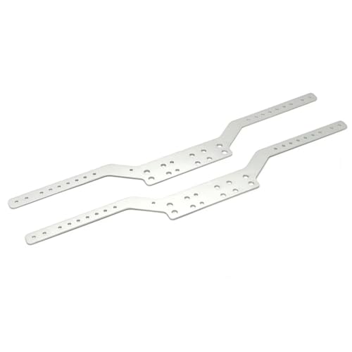 Kompatibel Mit MN78 Für MN168 1/12 RC Auto Upgrade Teile Zubehör 2 Stück Metall Für Chassis Balkenträger Seitenrahmen Für Chassis Ferngesteuerte Autoteile(Silver) von JVRWSC