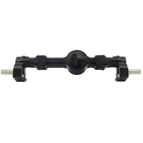 Kompatibel Mit MN99S Für MN D90 D91 D96 Für MN98 MN45 1/12 RC Auto Upgrade Teile CNC Metall Vorder- Und Hinterportalachsen-Set Ferngesteuerte Autoteile(Black,Rear) von JVRWSC