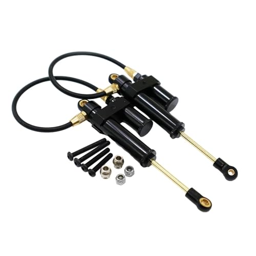 Kompatibel Mit RedCat Gen7 1/10 RC-Auto-Upgrade-Teil, Stoßdämpfer Aus Aluminiumlegierung, CNC-gefräster Unterdruck-Stoßdämpfer RC-Zubehör(Black) von JVRWSC