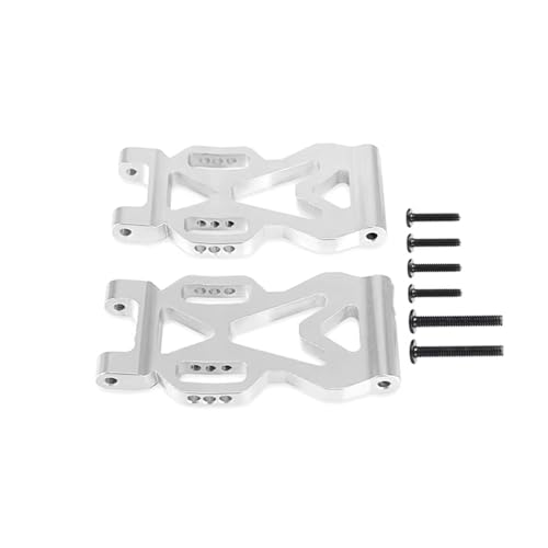 Kompatibel Mit SCY 16102 1/16 Fernbedienung Auto Upgrade Teile Ersatz Zubehör Metall Hintere Untere Stabilisatorarme (L/R) 6016 Set Kit Ferngesteuerte Autoteile(Silver) von JVRWSC