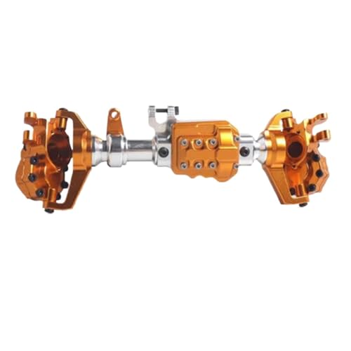 Kompatibel Mit TRX-4 TRX6 Aluminiumlegierung Vorder- Und Hinterportalachsengehäuse 1/10 RC Crawler Auto Upgrade Teile Zubehör Vorder Hinterachse RC(Yellow,Front Axle) von JVRWSC