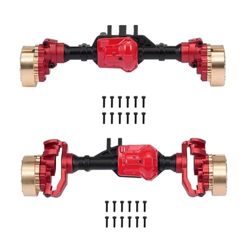 Kompatibel Mit TRXS Für TRX-4 1/10 RC Crawler Auto DIY RC Upgrade Zubehör Metall Vorder- Und Hinterachse Welle Vorder Hinterachse RC(Front and Rear) von JVRWSC