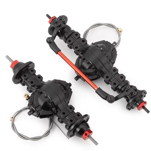 Kompatibel Mit Tamiya 1/14 RC Anhänger Traktor Abschleppwagen Teil CNC Metall Vorderachse Hinterachse Differentialachse Eingebautes Getriebe Vorder Hinterachse RC von JVRWSC