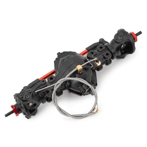 Kompatibel Mit Tamiya Für LMT 4WD 1/14 RC-Auto-Upgrade-Teile, Metall-Vorder- Und Hinterachsdifferentialachse, Eingebautes Stahlgetriebe Vorder Hinterachse RC(Front Axle) von JVRWSC