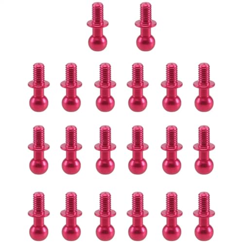 Kompatibel Mit Tamiya Für TT-01 Für TT-02 Für Sakura D4 D5 1/10 RC Drift Car Teile Für Universal 20 Stück Metall M3 Sechskant-Kugelkopfschrauben RC-Zubehör Kompatibel Mit Tamiya Für TT-01 Für TT-02 Für Sakura D4 D5 1/10 RC Drift Car Teile Für Universal 20 Stück Metall M3 Sechskant-Kugelkopfschrauben RC-Zubehör von JVRWSC