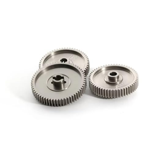 Kompatibel Mit Tamiya Für TT01 Für TT01D Für TT01 Für TT01E 1/10 RC-Auto-Tuning-Teile Ersatzzubehör Stirnrad 51004 58T RC-Zubehör von JVRWSC