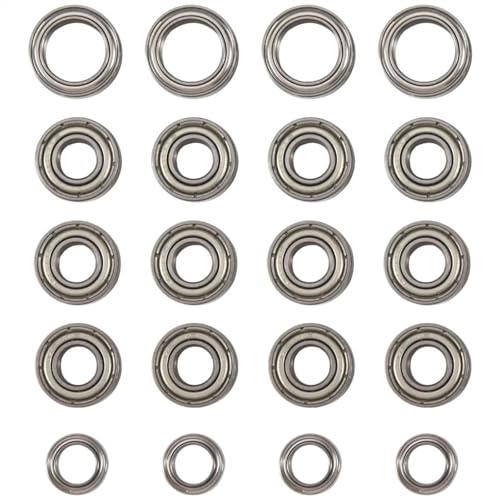 Kompatibel Mit Tamiya Für TT01 Für TT01D Für TT01E Für TT01R DF02 1/10 RC-Auto-Upgrade-Teile Zubehör 20-teiliges Kugellager-Kit Ferngesteuerte Autoteile Kompatibel Mit Tamiya Für TT01 Für TT01D Für TT01E Für TT01R DF02 1/10 RC-Auto-Upgrade-Teile Zubehör 20-teiliges Kugellager-Kit Ferngesteuerte Autoteile von JVRWSC