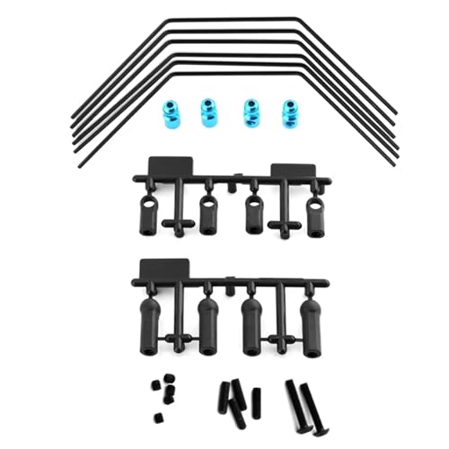 Kompatibel Mit Tamiya Für XV01 1/10 RC-Auto-Tuning-Teile, Ersatzzubehör, Stabilisator-Kit Vorne Und Hinten, 54514 Ferngesteuerte Autoteile von JVRWSC