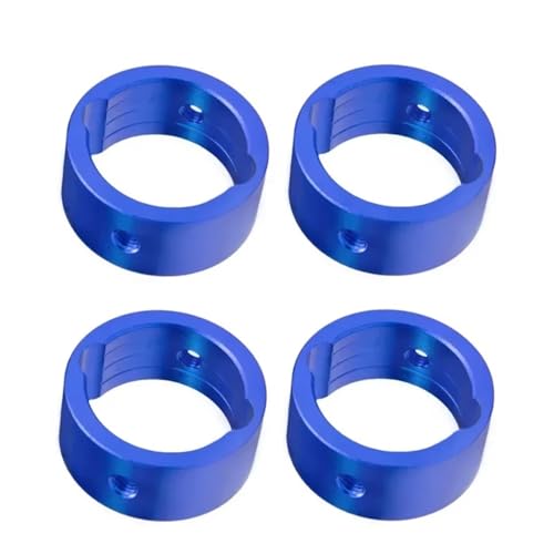 Kompatibel Mit Traxxas 1/5 Für X-MAXX 1/6 Für XRT RC-Auto-Upgrade-Teile, 4-teiliger Metall-Differential-Antriebsbecher-Hülsenverstärkungskreis RC-Zubehör(Blue) von JVRWSC