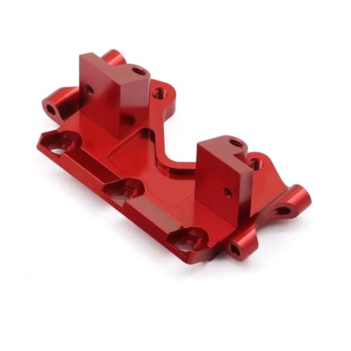 Kompatibel Mit Traxxas Für Slash 2WD Für Rustler Für Stampede Für Bandit 1/10 RC-Auto-Upgrade-Teile, Aluminiumlegierung, Vordere Untere Schottwand RC-Zubehör(Red) von JVRWSC