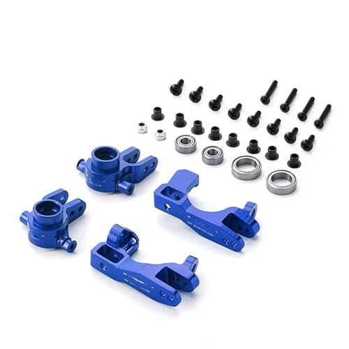 Kompatibel Mit Traxxas Für Slash Für Rustler Für Hoss Für VXL RC-Auto-Upgrade-Teile, Metall-Lenkhebel, Drag-Link-Servo-Saver-Set Ferngesteuerte Autoteile(Type c Red) von JVRWSC