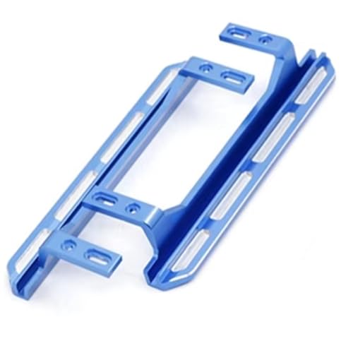 Kompatibel Mit Traxxas Für TRX4 2021 Für Bronco 1/10 RC Cawler Auto-Upgrade-Teile Zubehör 2-teiliger Metallpedal-Seitenplattenschieber RC-Zubehör(Blue) von JVRWSC