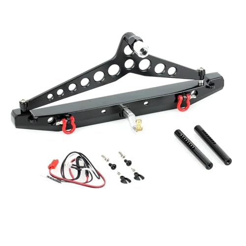 Kompatibel Mit Traxxas Für TRX4 Für TRX6 Für SCX10 II III D90 Gen8 Gen9 1/10 RC Crawler Aluminium-Heckstoßstangen-Set, Upgrade-Teile RC-Stoßstange Kompatibel Mit Traxxas Für TRX4 Für TRX6 Für SCX10 II III D90 Gen8 Gen9 1/10 RC Crawler Aluminium-Heckstoßstangen-Set, Upgrade-Teile RC-Stoßstange von JVRWSC