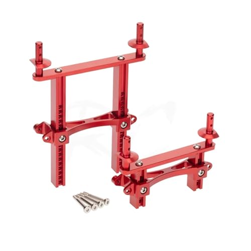 Kompatibel Mit Traxxas Für Trx4 1/10 RC-Car-Upgrade-Teile Ersatz-Ersatzzubehör Stealth-Shell-Halterung Aus Aluminiumlegierung Ferngesteuerte Autoteile(Red) von JVRWSC