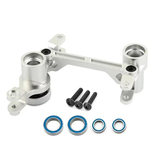 Kompatibel Mit Traxxas Für UDR 1/7 RC Für Wüste Für Racer Upgrade-Teile Metall-Lenkhebel Servo Horn Set RC-Zubehör(Silver) von JVRWSC