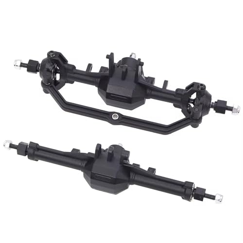 Kompatibel Mit Traxxas Trx-4m 1/18 RC Crawler Ersatzzubehör Upgrade-Teile Kunststoff Vorne Hinten Gerade Achse Set Vorder Hinterachse RC(Rear and Front) von JVRWSC