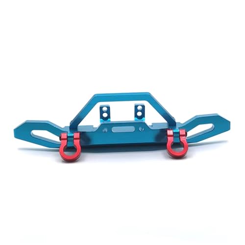 Kompatibel Mit WLtoys 104001 104002 1/10 RC-Autoteilen, Metall-Upgrade-Modifikation, Frontstoßstangen-Zubehör RC-Stoßstange(Blue) von JVRWSC