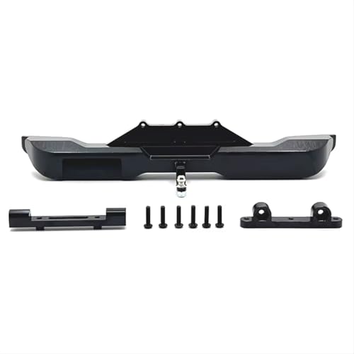 Kompatibel Mit WLtoys 104006 104010 104020 104026 1/10 Fernbedienungsauto-Zubehör, Metall-Upgrade, Kollisionsvermeidung An Der Hinteren Stoßstange RC-Stoßstange(Black) von JVRWSC