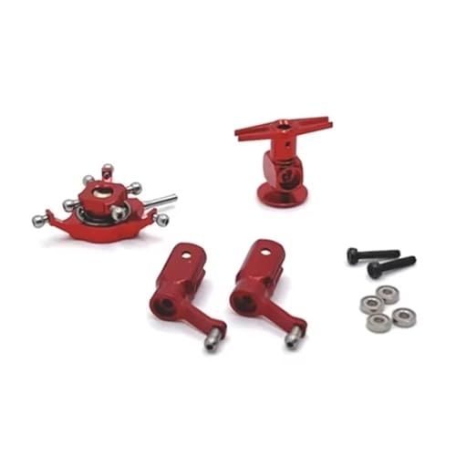 Kompatibel Mit WLtoys XK K110 K110S K120 V977 V988 RC Fernbedienung Hubschrauber Upgrade Teile Metall Rotorkopf Klemme Für Traverse Taumelscheibe Ferngesteuerte Autoteile(1 Set) von JVRWSC