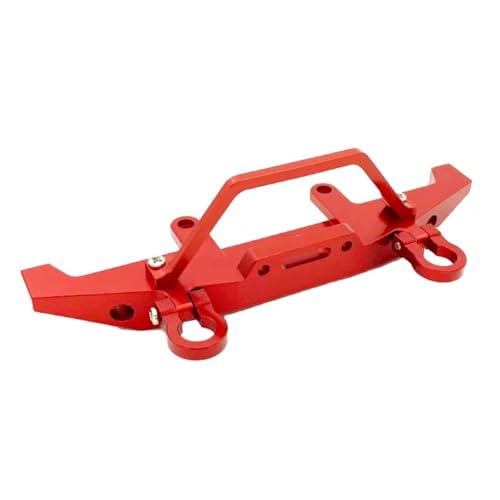 Kompatibel Mit WPL C14 C24 1/16 Rc Car Track Upgrade Teile Zubehör 1 Stück Metall Antikollisions-Frontstoßstange RC-Stoßstange(Red) von JVRWSC