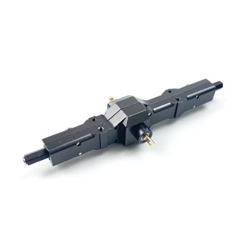 Kompatibel Mit WPL C14 C24 B14 B24 B16 B36 1/16 RC-Auto-LKW Für Rock Crawler Trucks Teile Metall Vorne Hinten Mittelbrücke Achse Vorder Hinterachse RC(Titanium,Middle) von JVRWSC