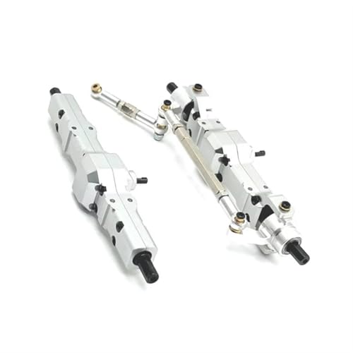 Kompatibel Mit WPL C14 C24 B14 B24 B16 B36 Für Feiyu 1/16 RC-Autoteile, Metall-Upgrade, Vorder- Und Hinterachse Vorder Hinterachse RC(Silver) von JVRWSC