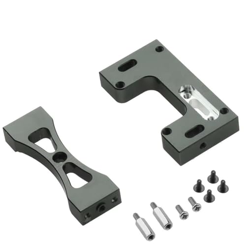 Kompatibel Mit WPL C14 C24 B14 B24 Für MN D90 Für MN99S RC Autoteile Zubehör Metallbatteriehalterung Für Sitz Mit Balken-Querträger-Set Ferngesteuerte Autoteile(Black,Set) von JVRWSC