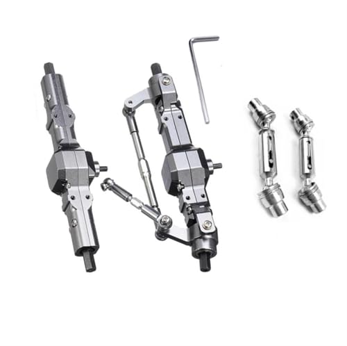 Kompatibel Mit WPL C14 C24 B14 B24 Metall-Vorder-/Hinterachse Mit Antriebswelle 1/16 RC-Auto-Upgrade-Teilezubehör Vorder Hinterachse RC Kompatibel Mit WPL C14 C24 B14 B24 Metall-Vorder-/Hinterachse Mit Antriebswelle 1/16 RC-Auto-Upgrade-Teilezubehör Vorder Hinterachse RC von JVRWSC