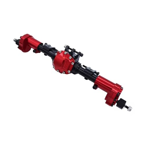 Kompatibel Mit WPL C14 C24 C34 C44 B14 B24 1/16 RC Auto-Upgrades Teile Zubehör Metall Vorder- Und Hinterachse Set Vorder Hinterachse RC(Red,Rear) von JVRWSC