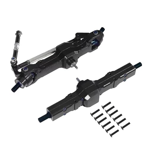 Kompatibel Mit WPL C14 C24 Für Feiyu Für JJRC 1/16 Fernbedienungsauto-Upgrade Modifizierte Teile Metall Metallbrücke Gesamt RC-Zubehör(Black) von JVRWSC