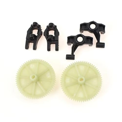 Kompatibel Mit Wltoys 12428 12427 1/12 RC Autos Ersatzteile Zubehör 6-teiliger Vorderer Lenkbecher-C-Hub-Untersetzungsgetriebesatz Ferngesteuerte Autoteile von JVRWSC