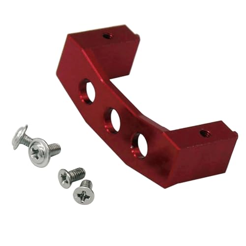 Kompatibel Mit Wltoys 144001 144002 124016 124017 124018 124019 RC Auto Upgrade Teile Metall Lenkgetriebe Basis Servo Für Sitz Ferngesteuerte Autoteile(Red) von JVRWSC