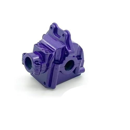 Kompatibel Mit Wltoys 144001 144002 144010 124016 124019 RC-Autos, Upgrade-Teile, Metallgetriebegehäuse, Differentialgehäuse, Getriebe RC-Zubehör(Purple,1pcs) von JVRWSC