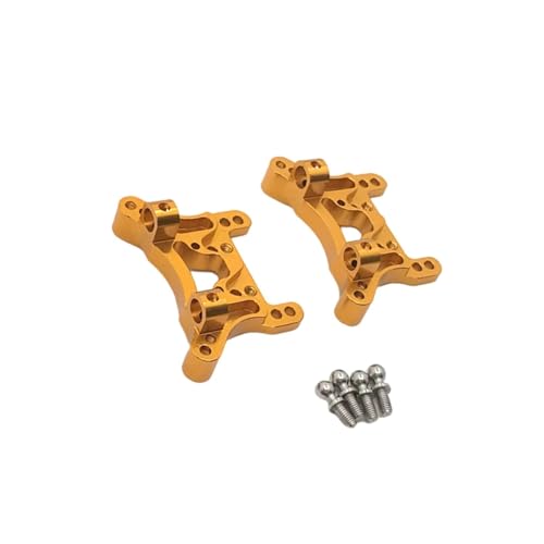 Kompatibel Mit Wltoys A959 A969 A979 K929 Fernbedienungsautos Upgrade Teile RC Ersatzzubehör Metallschockturm Ferngesteuerte Autoteile(Yellow) von JVRWSC