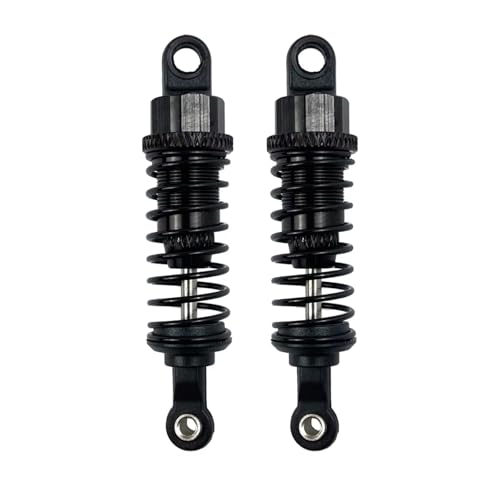 Kompatibel Mit Wltoys A959 A969 A979 K929 Für WPL C14 C24 Für MN D90 D91 99S RC-Auto-Upgrade-Teile, 2 Stück Aluminium-Stoßdämpfer RC-Zubehör(Black) von JVRWSC