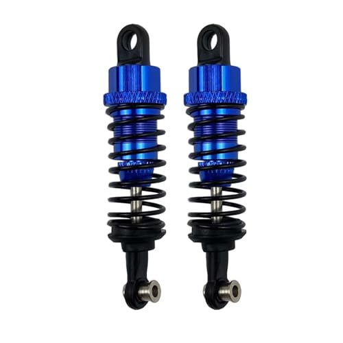 Kompatibel Mit Wltoys A959 A969 A979 K929 Für WPL C14 C24 Für MN D90 D91 99S RC-Auto-Upgrade-Teile, 2 Stück Aluminium-Stoßdämpfer RC-Zubehör(Blue) von JVRWSC