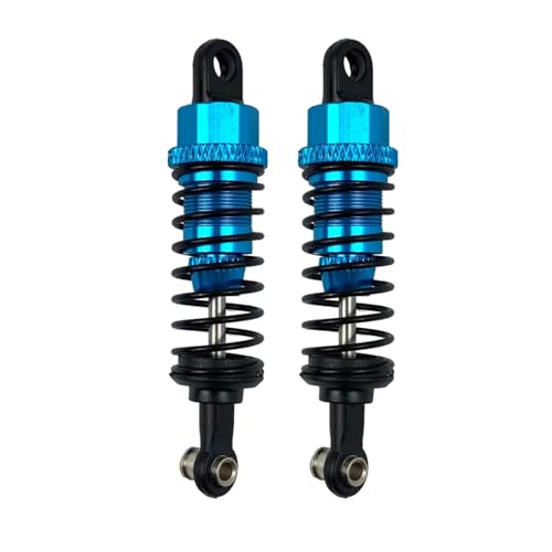 Kompatibel Mit Wltoys A959 A969 A979 K929 Für WPL C14 C24 Für MN D90 D91 99S RC-Auto-Upgrade-Teile, 2 Stück Aluminium-Stoßdämpfer RC-Zubehör(Sky Blue) von JVRWSC