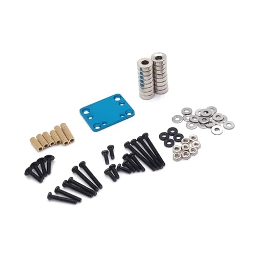 Kompatibel Mit Wltoys K969 K979 K989 K999 P929 P939 284131 Für MINI-Q 1/28 RC-Auto-Upgrade-Zubehör, Metallschalen-Einstellungsfixierung RC-Zubehör(Blue) von JVRWSC