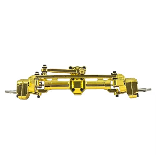Kompatibel mit Axial Scx24 Upgrade-Teile Portalachsen-Set Kit Vorne und Hinten Metall 1/10 Fernbedienung Crawler Autozubehör Vorder Hinterachse RC(Front Axle) von JVRWSC