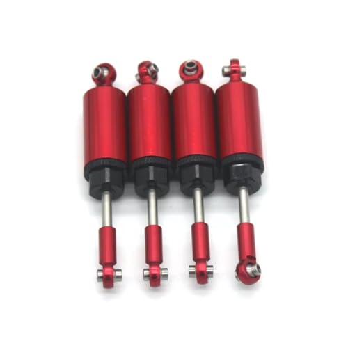 RC-Auto Stoßdämpfer Kompatibel Mit MN Für Mn128 Für MN86S Für Mn128 RC-Car-Metallteile Mit Eingebautem Federstoßdämpfer(Red) von JVRWSC